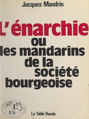 cover image of L'énarchie